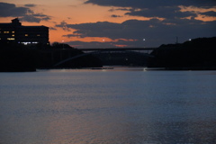 賢島大橋　夕映え