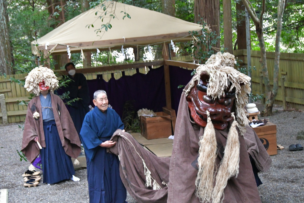 度会町　一ノ瀬神社　獅子舞