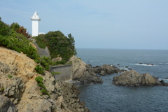 安乗崎灯台からの風景