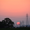 夕日