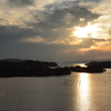 ともやま公園の夕日