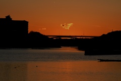 賢島大橋　夕映え