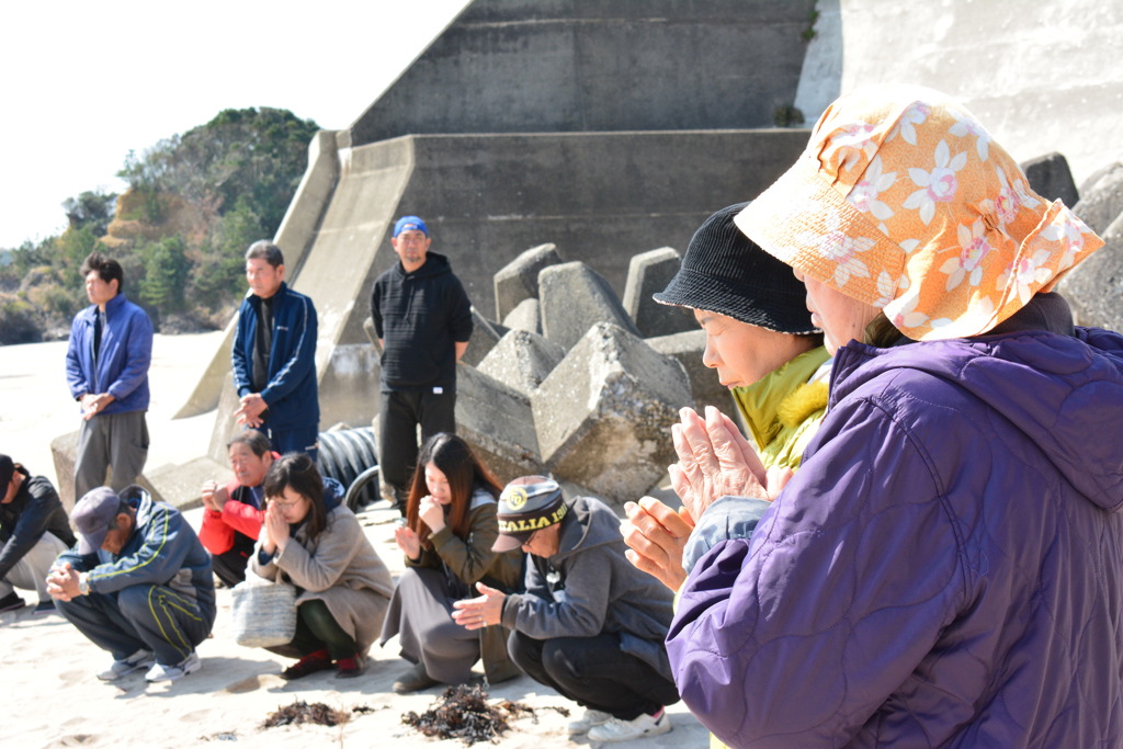 志摩　志島　石経沈め　（おろし）