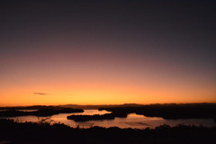 ともやま公園　夕映え