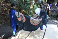 田丸神社　獅子舞