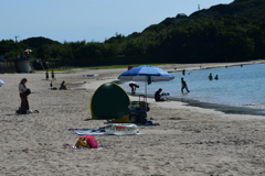 夏の御座白浜
