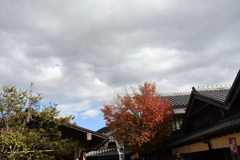 おかげ横丁と紅葉
