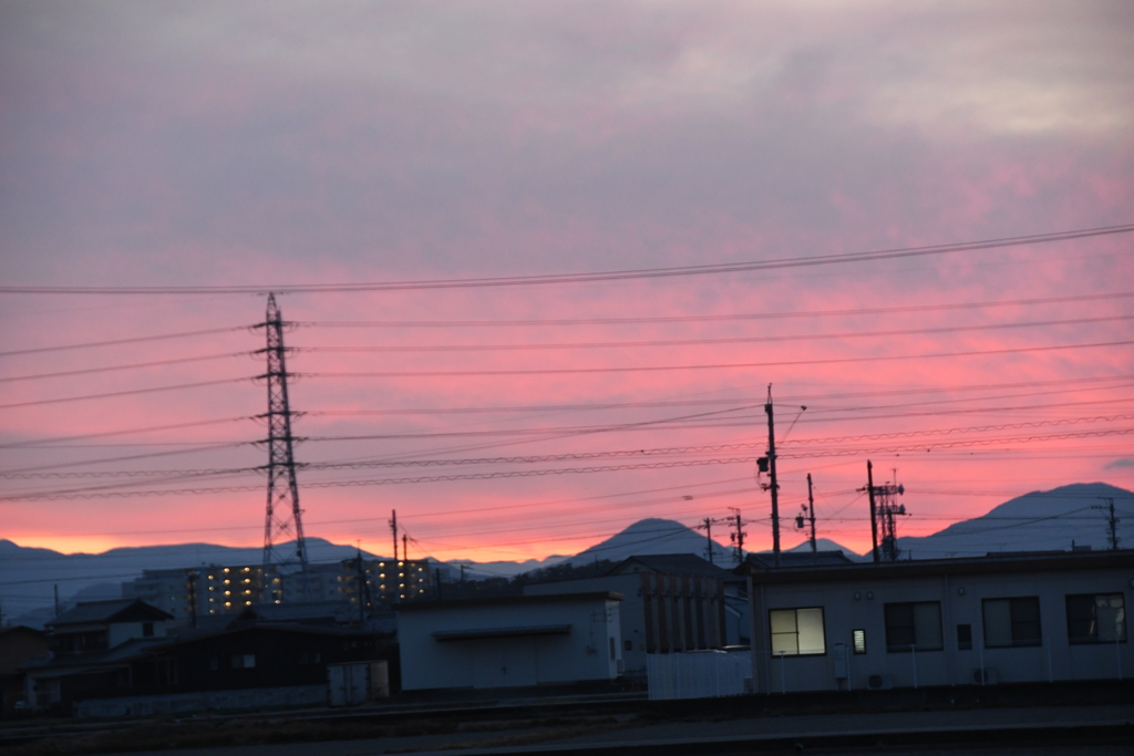 伊勢　夕焼け