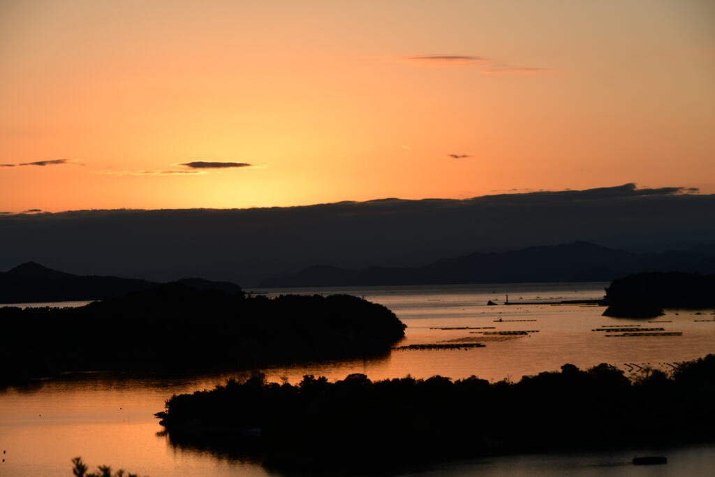 ともやま公園　夕映え