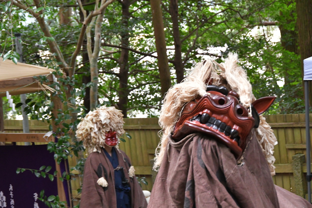 度会町　一ノ瀬神社　獅子舞　