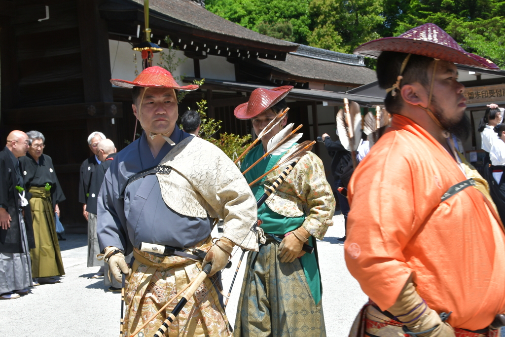 下鴨神社　古武術　小笠原流弓馬術