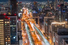 阪神高速中央線の夜景