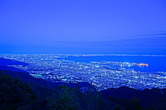 掬星台の夜景