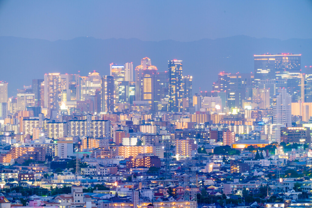 大阪梅田高層ビル群