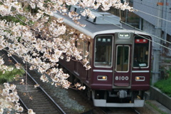 阪急神戸線　夙川を行く！