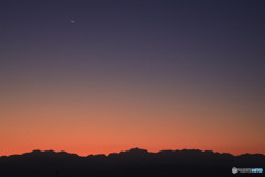 劔・立山の夜明け