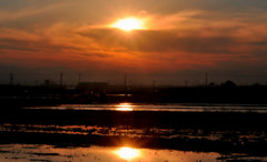 夕暮れ
