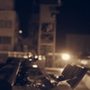 競艇場の夜