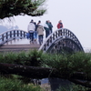 雨の錦帯橋