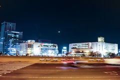 中央広場の夜景