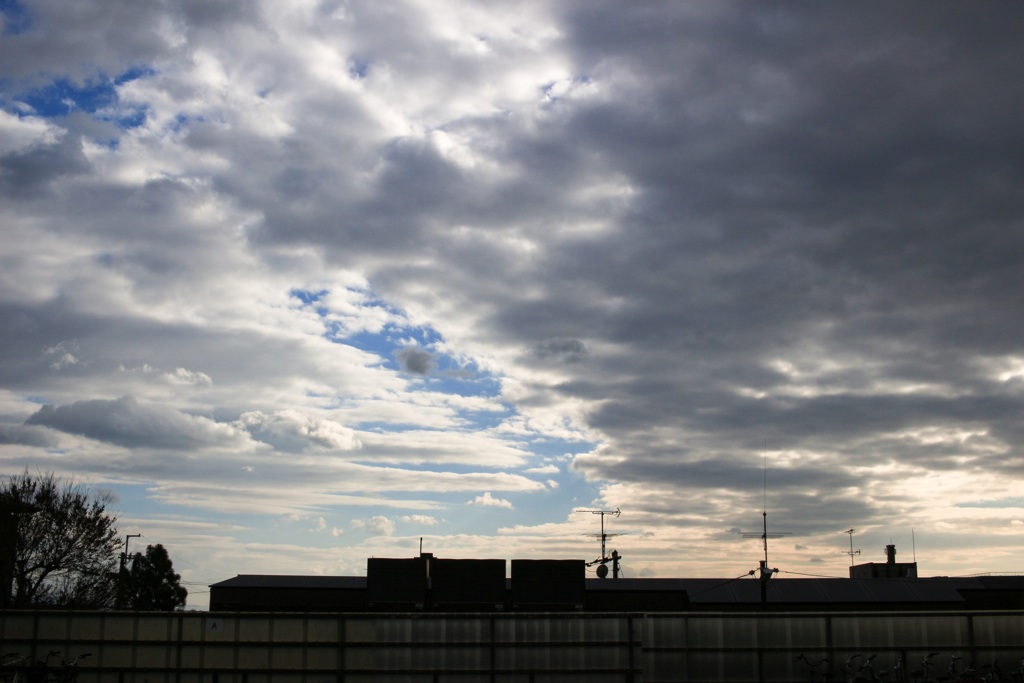 空に川が流れるようだ