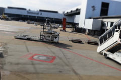 おもちゃのような空港