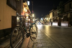 祇園の自転車