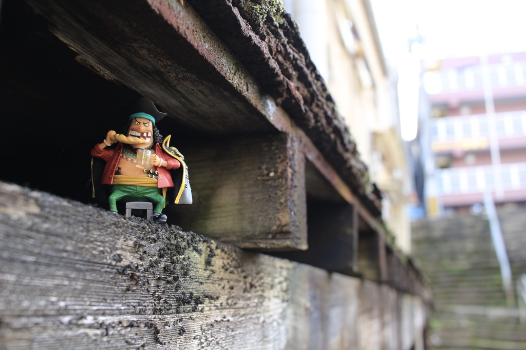 黒ひげピザ！(￣∇￣)