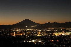 秦野から富士山