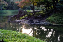 日が暮れ始めて