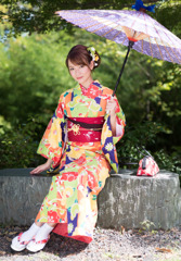 京都嵐山にて10
