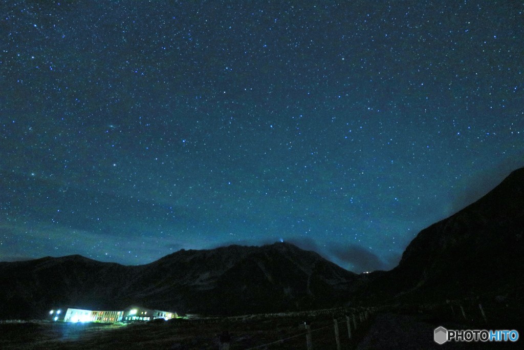 立山の夜空