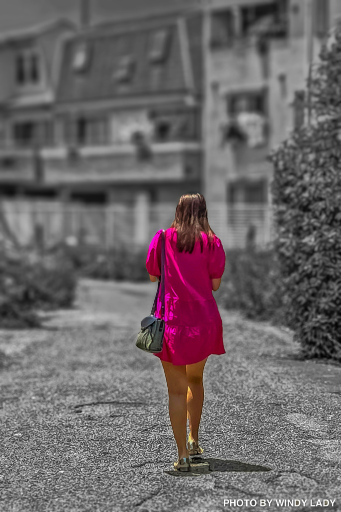 Woman in Pink