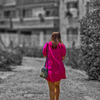 Woman in Pink