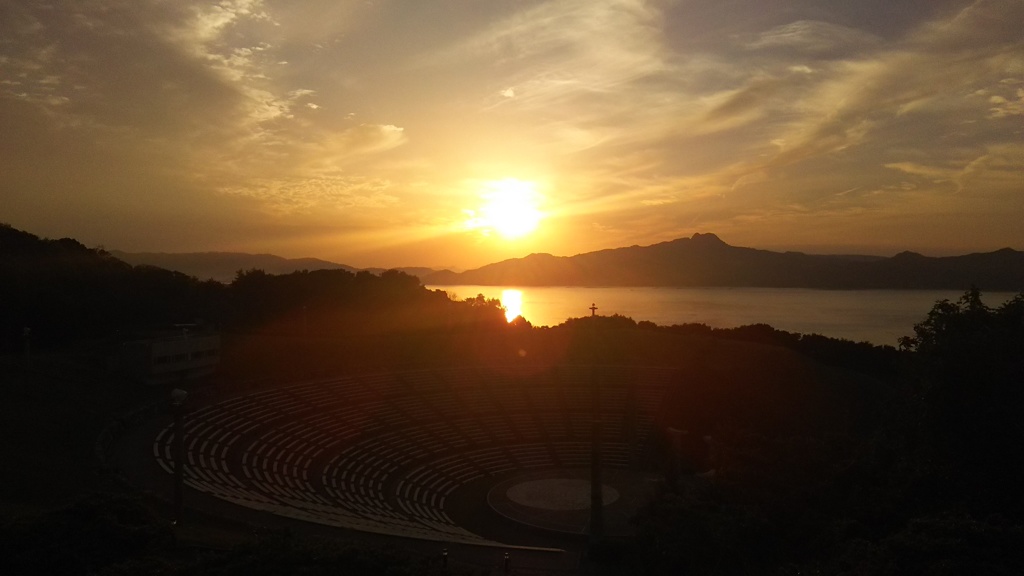 瀬戸内の夕陽