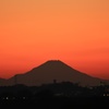 茨城県から見る富士山