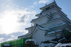 雪の鶴ヶ城