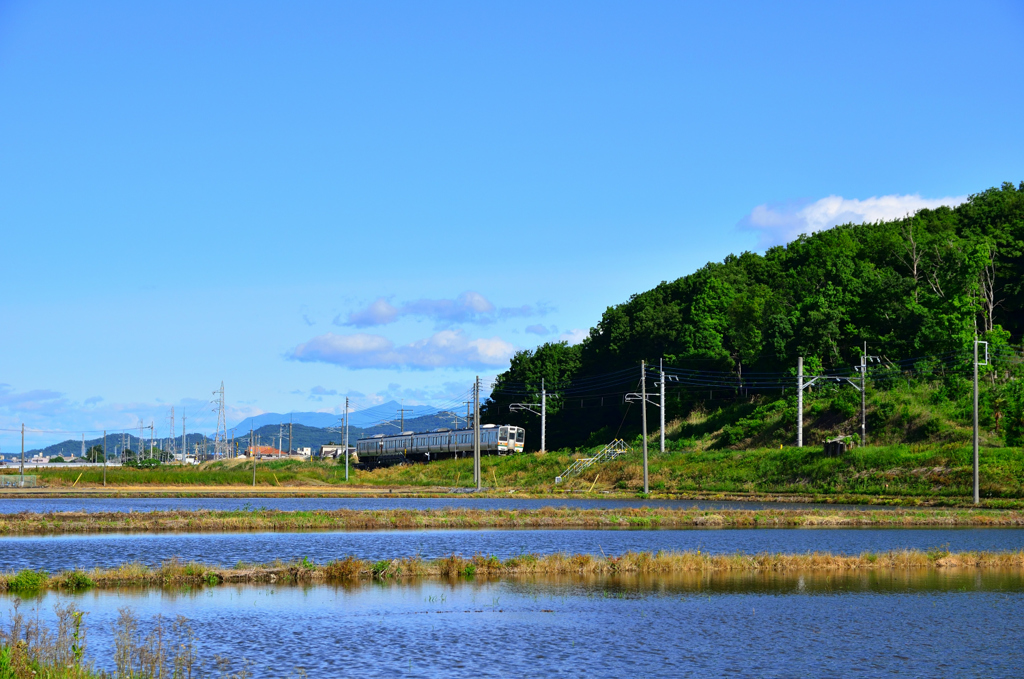田園風景・・・