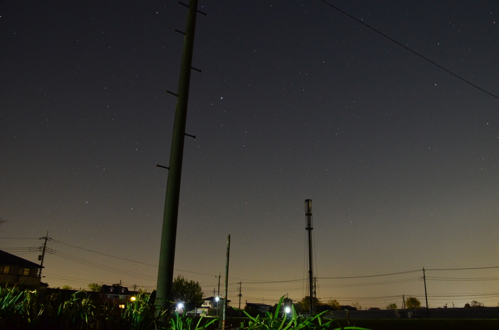 田舎の夜中・・・