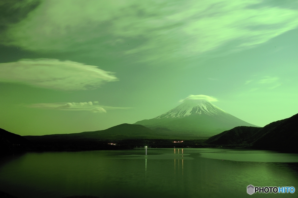 本栖湖　夜景