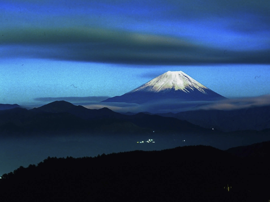 雲海と富士山