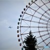 観覧車の籠形が違っている