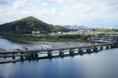 天守から木曽川