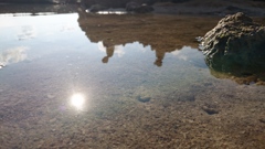 沖縄、朝の海岸