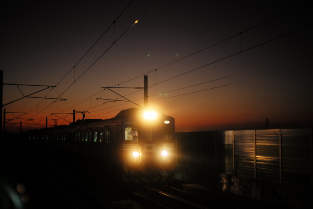 列車進站
