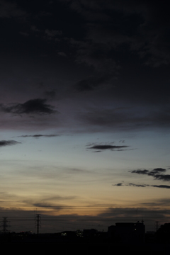 夕暮れ