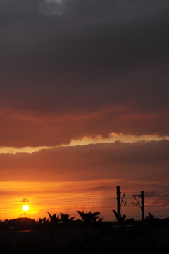 夕暮れ