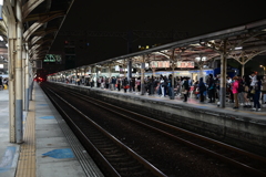 夜の台南駅