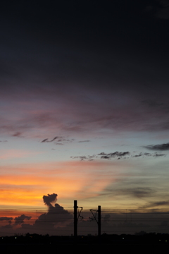 夕暮れ