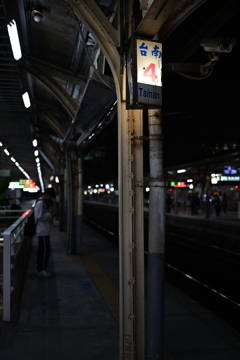 夜の台南駅